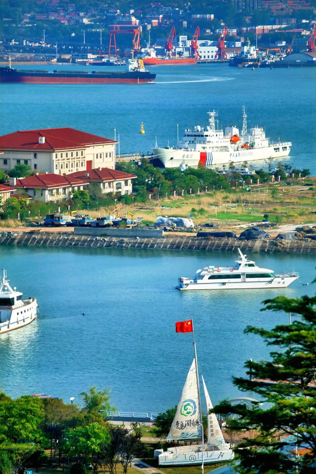 风光摄影作品: 连云港港口