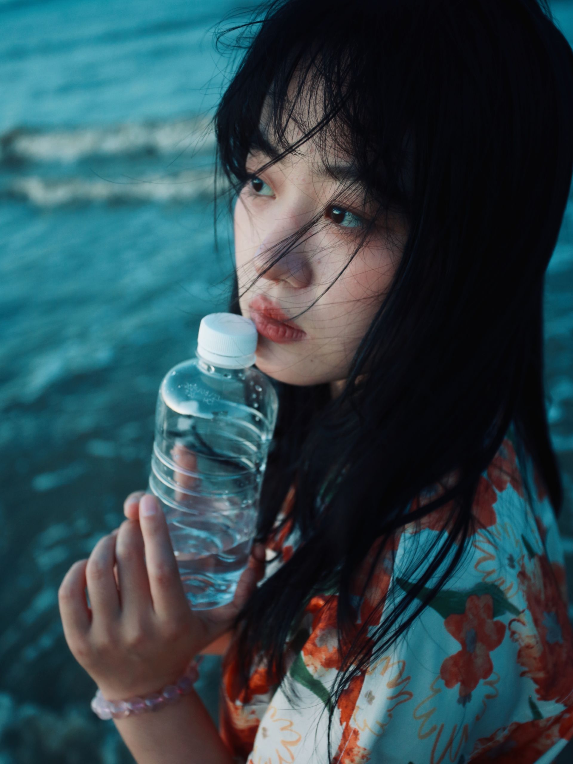 人像摄影作品: 海边氛围感